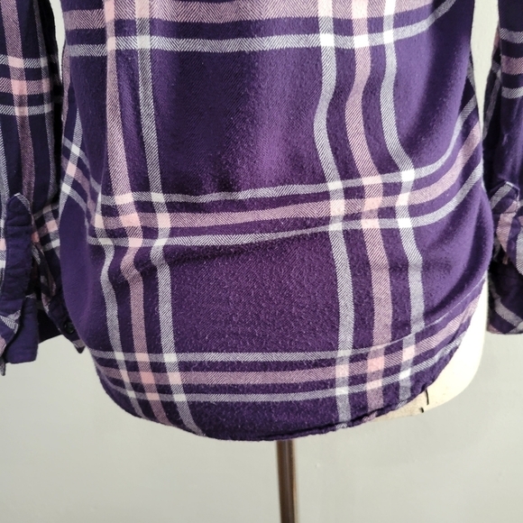 Rails Hunter Navy Petal Pink button down - Picture 5 of 8